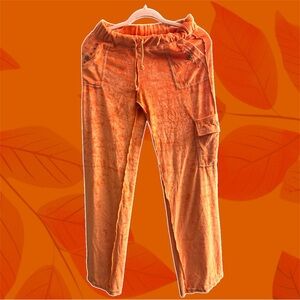 Orange Women's Cargo Pants